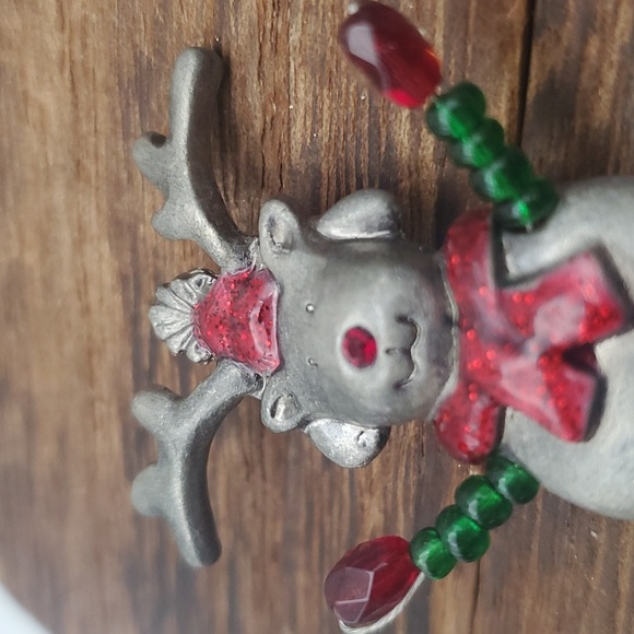 Cool reindeer Christmas 🎄  brooch‎ B502 - Picture 4 of 6
